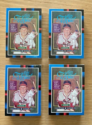 1988 LEAF DONRUSS - MLB - STAN MUSIAL DIAMOND KING - Set 4 Packungen à 55 Karten