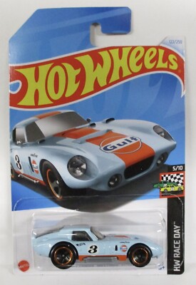 2024 HOT WHEELS * F CASE * SHELBY COBRA DAYTONA COUPE GULF HW RACE DAY 5/10