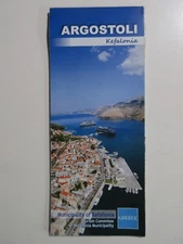 Argostoli Kefalonia GREECE color Map fold-out