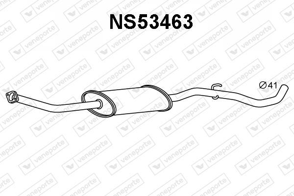 Silencieux avant Nissan Note 1.4 essence pot d'échappement de remplacement tube avant
