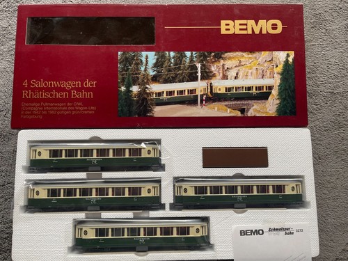 Bemo Nr.7272-134 4xSalonwagen der Rhätischen Bahn  NEU + OVP | Zustand: Neu