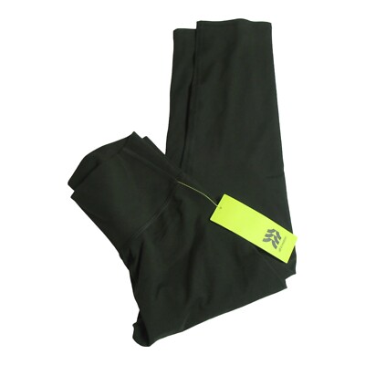 All in Motion Girls Size L 10-12 High-Waisted Capri Leggings Olive