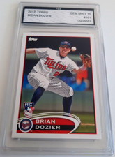 Brian Dozier 2012 Topps Update Series RC Rookie Card US161 FGA 10 Gem Mint Twins