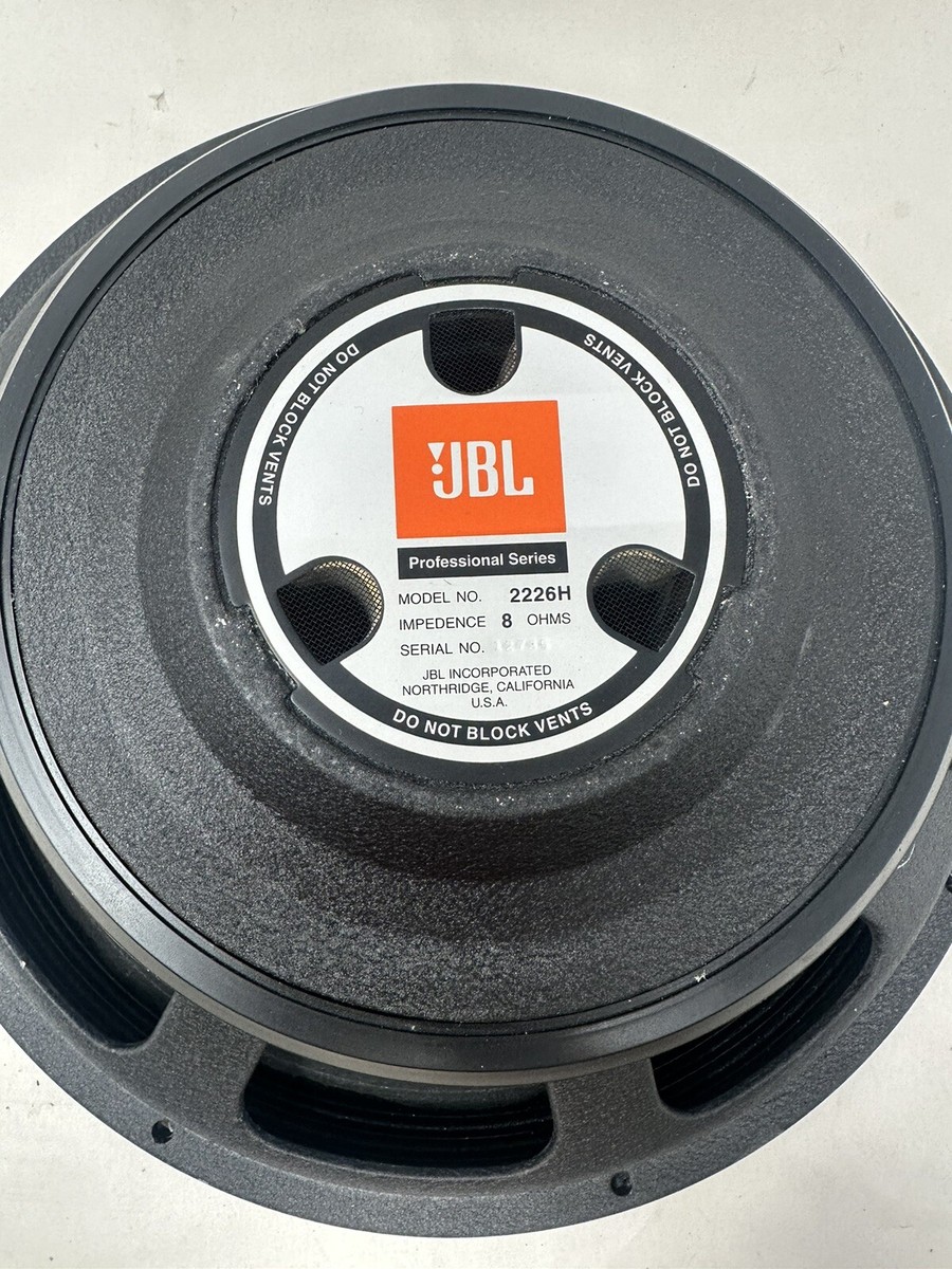 JBL 2226H/J LF Transducer for sale online | eBay