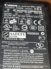 Genuine OEM Canon Printer AC Adapter Power Supply MG1-3607 16V 1.8A