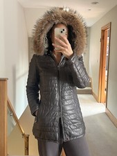 Oakwood Ladies Grey Leather Jacket