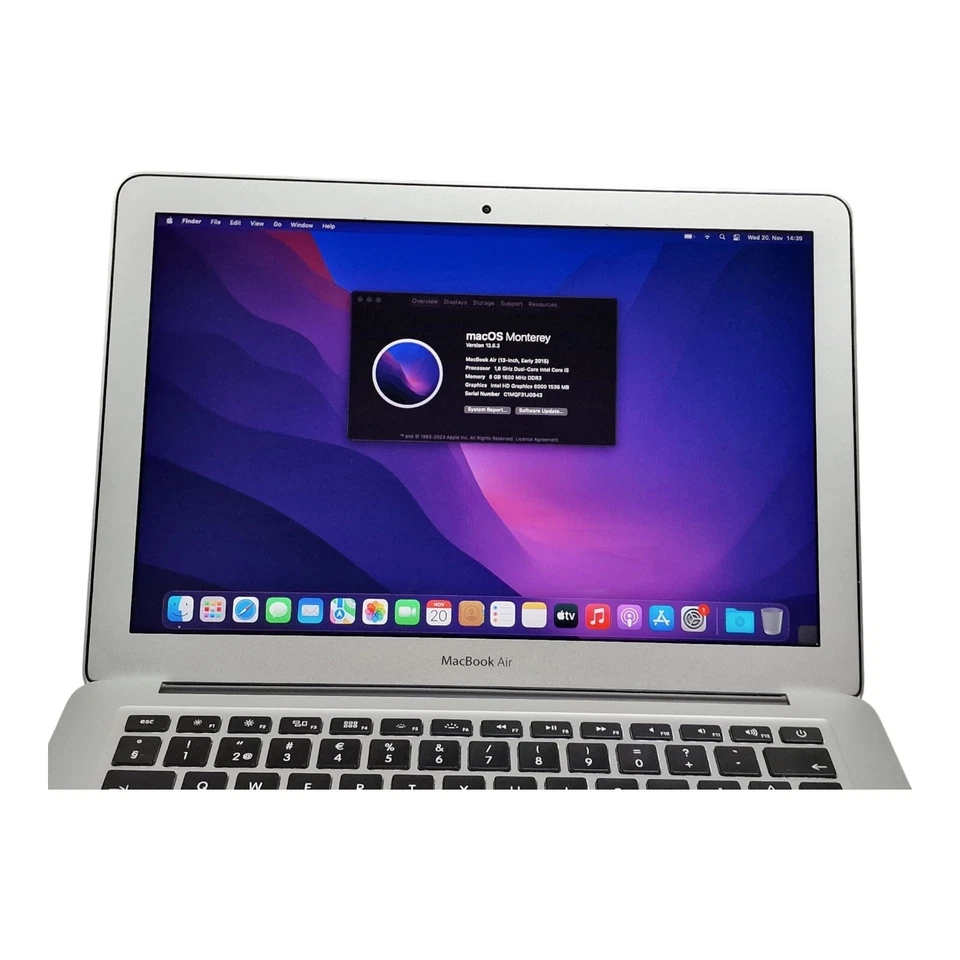 Apple MacBook Air 13,3 Zoll/128GB SSD/ Intel Core i5-5250U 1,60GHz/8GB RAM #MA19 - Bild 4 von 4