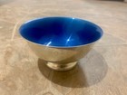 Reed & Barton Silver & Blue Enamel Paul Revere Liberty Serving Bowl 1945 #102 — photo 1