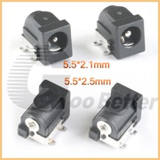 DC Power Socket Jack Connector Plug Female Panel Mount PCB 5.5x2.1mm 5.5x2.5mm