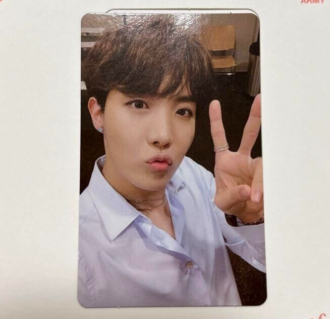 BTS J-HOPE MEMORIES OF 2019 Official Photocard With mount Blu-ray