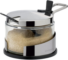 Zuccheriera/Formaggiera Da Tavola, Acciaio, Argento, 1 Cm Cubico