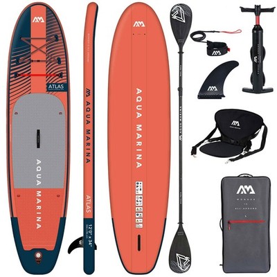 Aqua Marina Atlas 12'0 SUP Board Set Kajak Combo 180kg