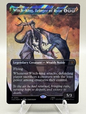 Witch-king, Bringer of Ruin (Borderless) (Surge Foil) The Hobbit: Eternal-Legal
