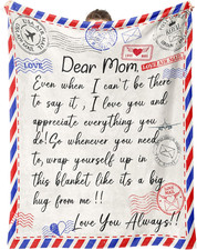 Mom Blanket - Gifts for Mom for Birthday, Mother's Day, Anniversary 60" x 50"