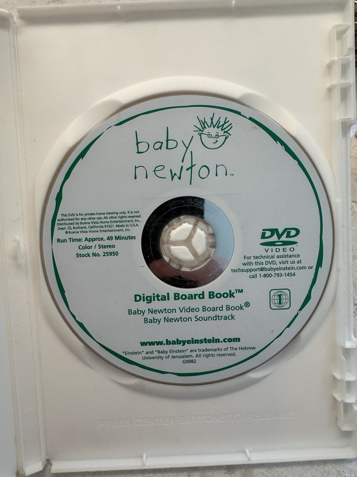 Baby Einstein: Baby Newton – All About Shapes (2002 DVD) – FUNAAB