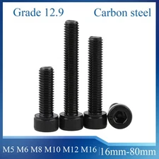 Left-hand Thread Socket Head Cap Screws M5 M6 M8 M10 M12 DIN912 Bolts Grade 12.9