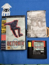Skitchin’ Genesis Cib Tested Authentic Game Manual Box