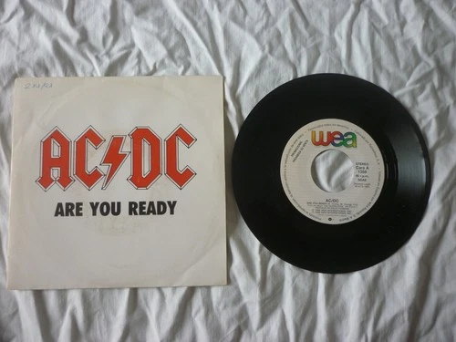 AC/DC – ARE YOU READY  ORIGINAL SPAIN  PROMO RADIO STATION VINYL , 7" NEAR MINT