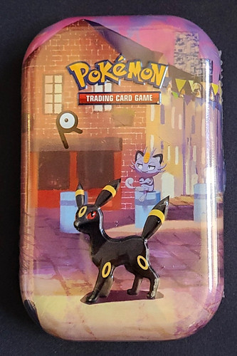 Pokémon TCG 30th Celebration Mini Tin Umbreon Alolan Meowth 2 Packs Sealed