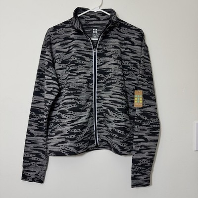 Title Nine Daily Decathlon Full Zip Jacket Women s Size M Headlands Reflective