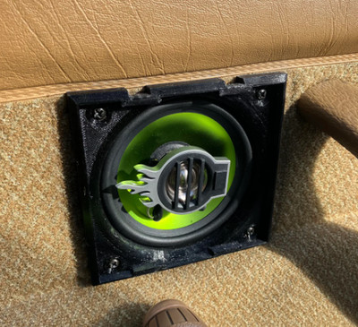 Volvo 240 Speaker Adapter (Pair)   Fits 4'' Speakers