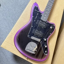 US Warehouse JM Purple Fate electric guitar HH Pickup Alder body 6 strings