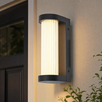 Wandlampe AußEn Wandleuchte Fassadenlampe Schwarz Edelstahl Wetterfest LED