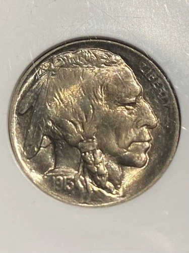 1913 TYPE 1 INDIAN HEAD BUFFALO NICKEL NGC MS 65