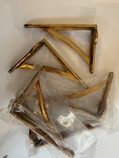 Solid brass shelf bracket