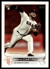 2022 Topps Kervin Castro Rookie San Francisco Giants #413