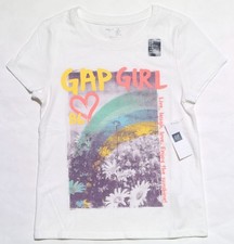 NWT Gap Kids Girls Graphic LOGO T-Shirt "Enjoy the Sunshine "