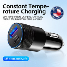1PC PD USB-C Fast Charging Car Charger Adapter For iPhone 14 13 12 11 Samsung US