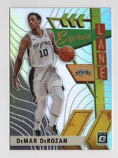 DeMar DeRozan 2019-20 Optic Express Lane #5 Insert Holo Prizm Parallel Spurs