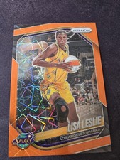 2025 WNBA Prizm Lisa Leslie Orange Velocity Prizm #106 Sparks 