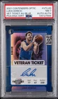 2021 PANINI CONTENDERS OPTIC VET TKT BLUE LUKA DONCIC 16/25 PSA 7 AUTO AUTHENTIC