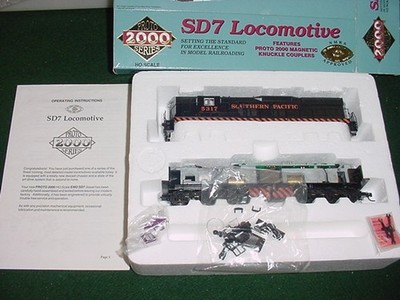 HO DCC READY Proto 2000 SP ''Black Widow'' EMD SD7 Diesel  NIB