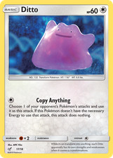 DITTO 17/18 ULTRA RARE DETECTIVE PIKACHU POKEMON HOLO NM on eBay