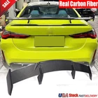 For BMW G80 M3 G82 M4 2021UP Real Carbon Fiber Rear Trunk Spoiler Wing Highkick