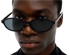 Sunglasses Dark Black Lens Hip Hop Eyeglasses UV400 Sun Protection Lentes Gafas