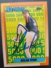 Topps 1990 Nolan Ryan #4 Astros Rangers MLB Baseball Autographed Card