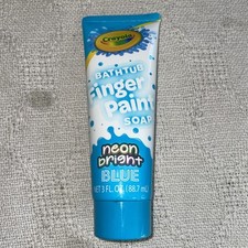 Crayola Bathtub Finger Paint Soap Neon Bright Blue 3 Fl. Oz. Tube