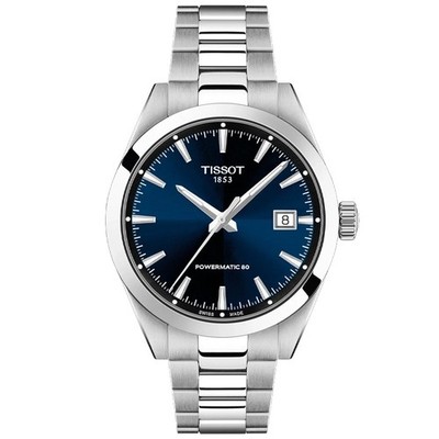 Tissot Gentleman Powermatic 80 38mm Blue Dial Men's Watch T1658071104100