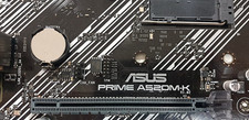 ASUS PRIME A520M-K Motherboard, AM4, A520, MicroATX, with IO Shield