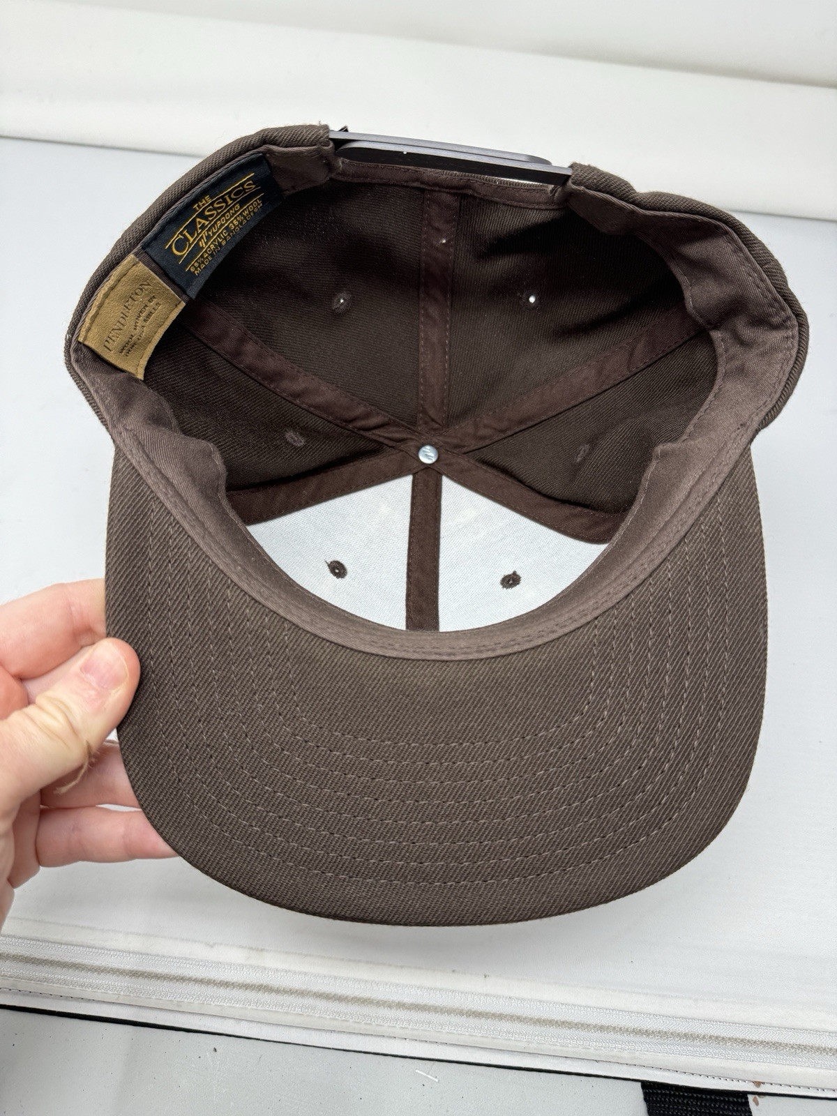 Pendleton Logo Flatbrim Plaid  Snapback Hat 100% … - image 7