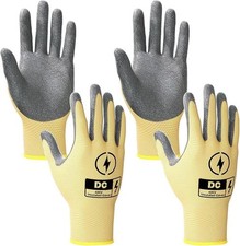 2 Pair Insulated Gloves 400V High Voltage Electrician Gloves, Rubber Insulate...