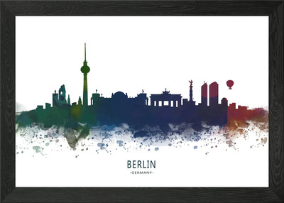 Berlin Germany Framed Wall Art Poster Canvas Print Picture