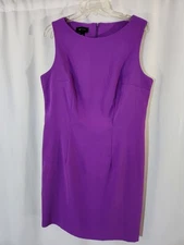 AB Studio Vibrant Purple Sheath Dress