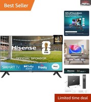 Hisense 32E4QTUK 32-Inch Direct Lit LED TV with Wide Viewing Angle & Sports