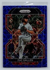 2022 Panini Prizm #209 Zac Gallen Blue Velocity Prizm