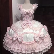 Japanese Women Lolita kawaii High Waist Princess jsk dress Party Dress